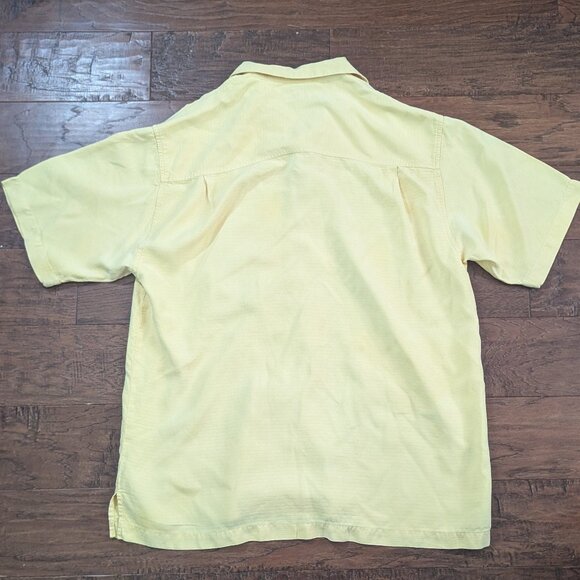 Tommy Bahama Yellow Casual Button Down Shirt - Picture 2 of 5